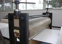 Torchio calcografico italiano moderno formato stampa 102x180