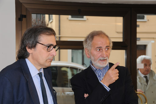 Davide Benati con Roberto Gatti.