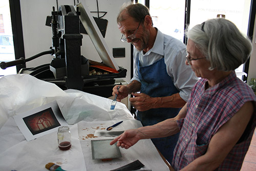 L'artista Graziano Pompili